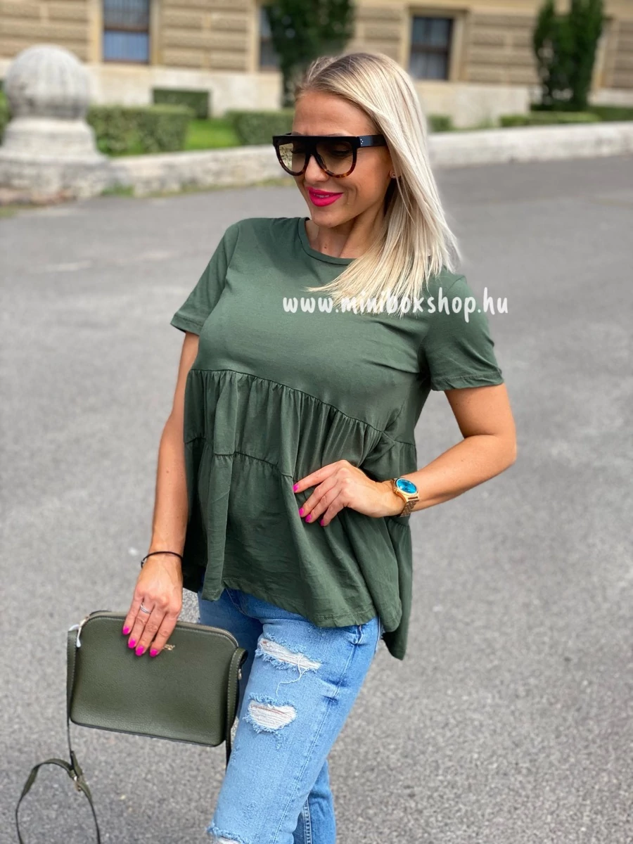 RENA peplum felső