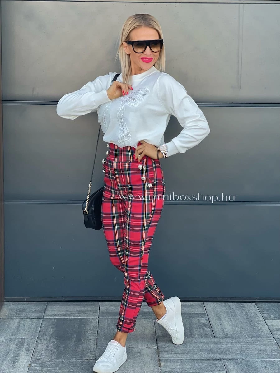 DIXIE magasított derekú nadrág