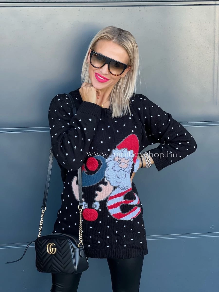 SANTA CLAUS kötött pulóver