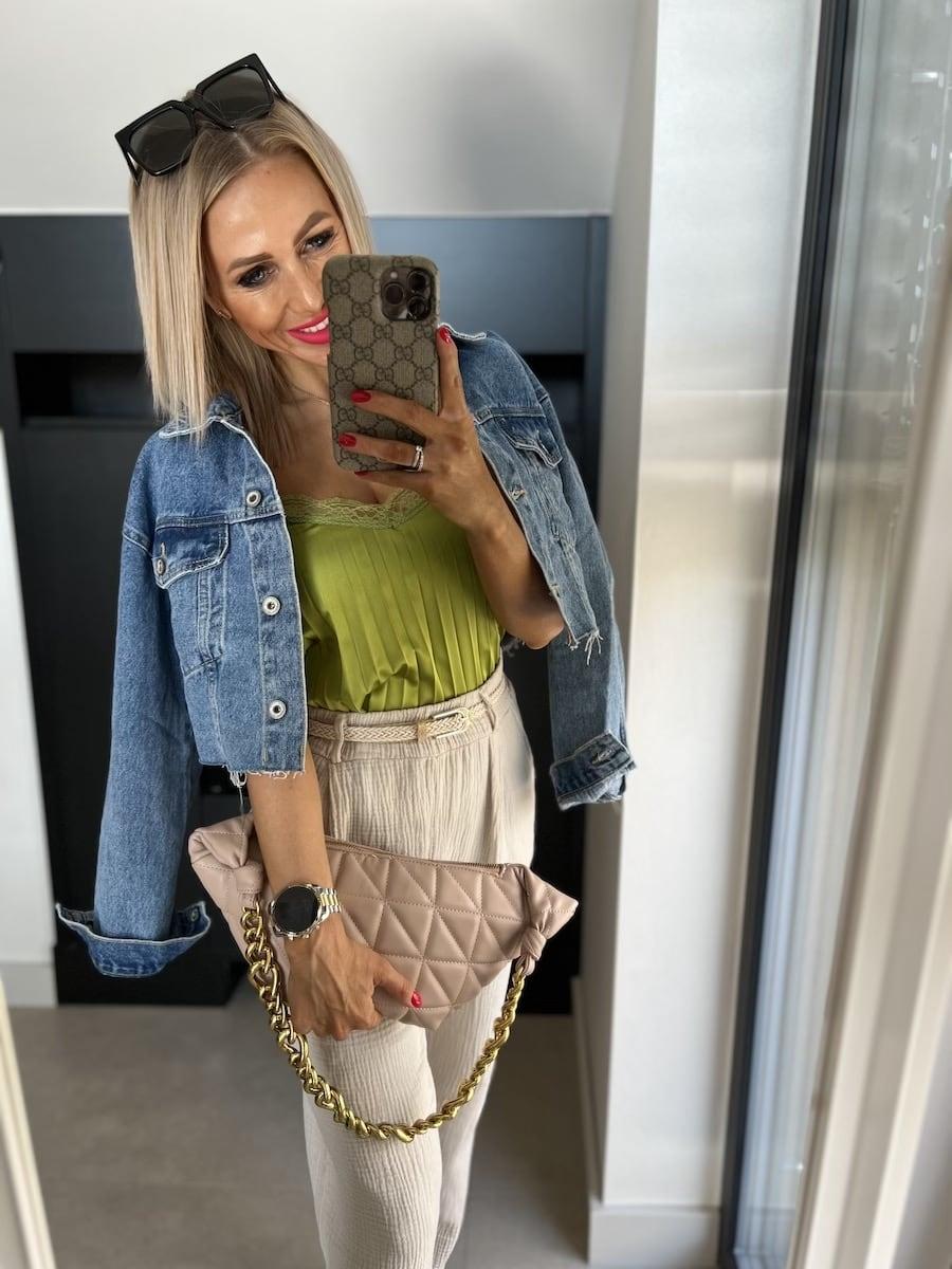 HENNA steppelt kézitáska - lánccal