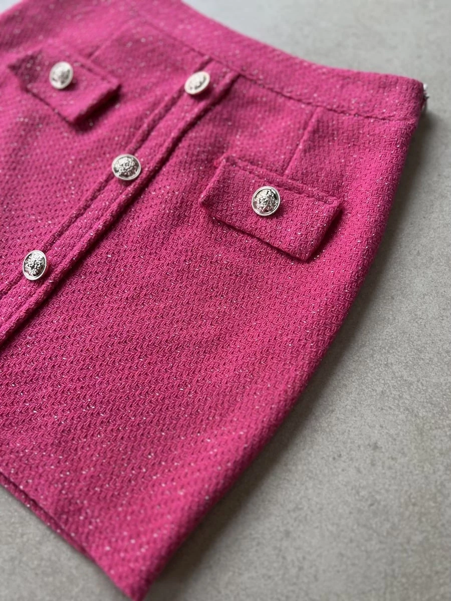 TWEEDY pinky szoknya
