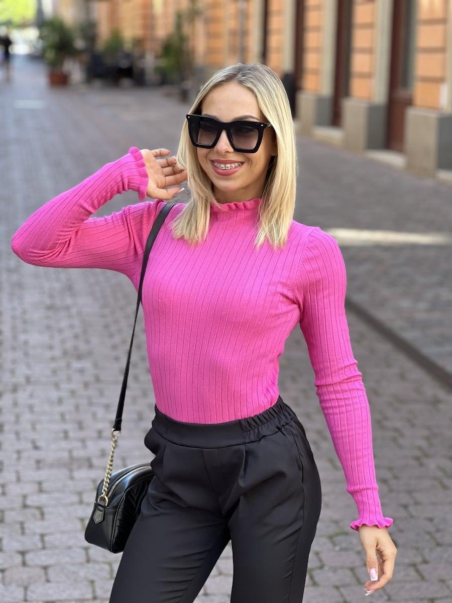 SENILLA garbónyakú felső