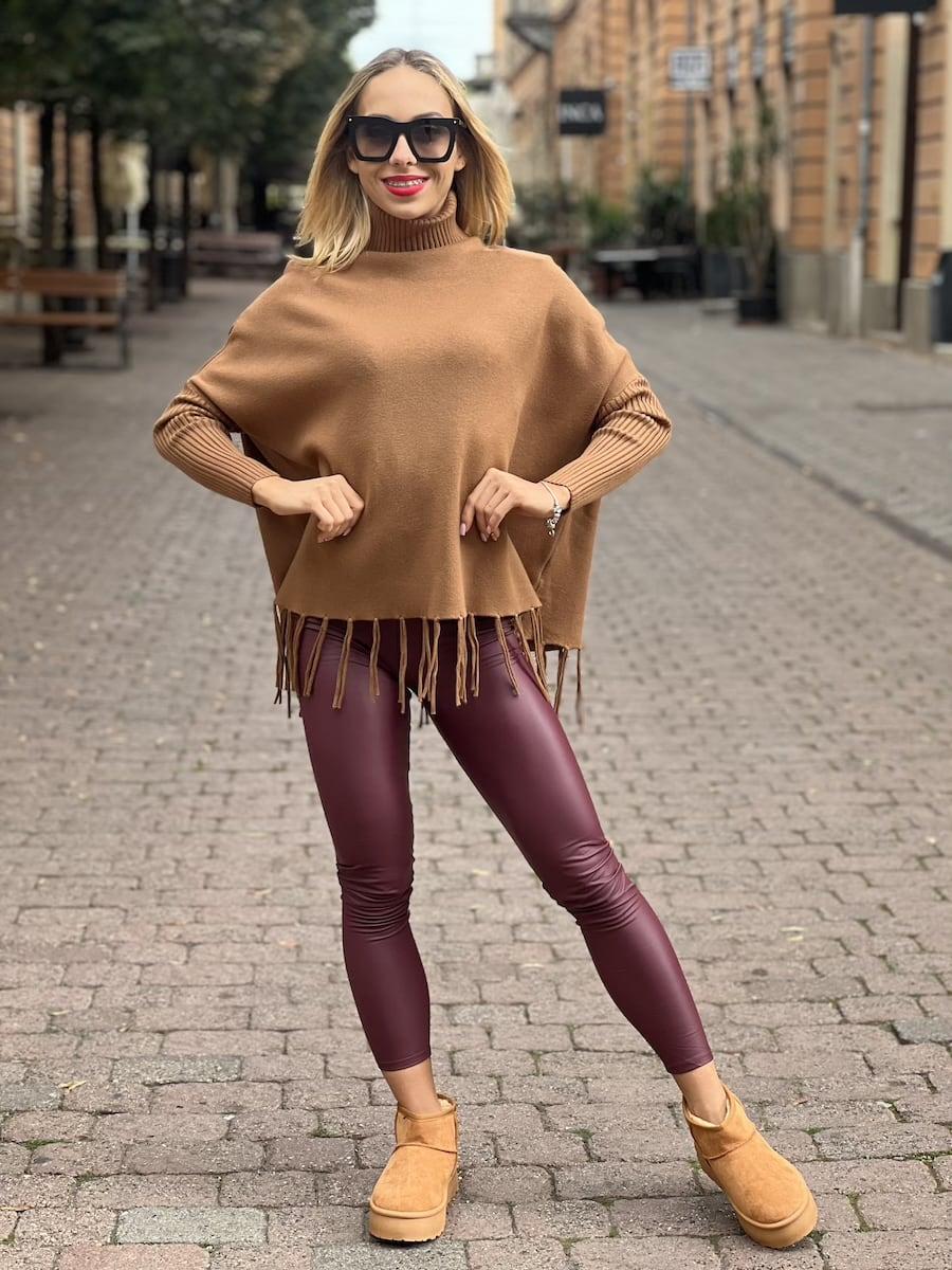 PLAY bőrhatású leggings