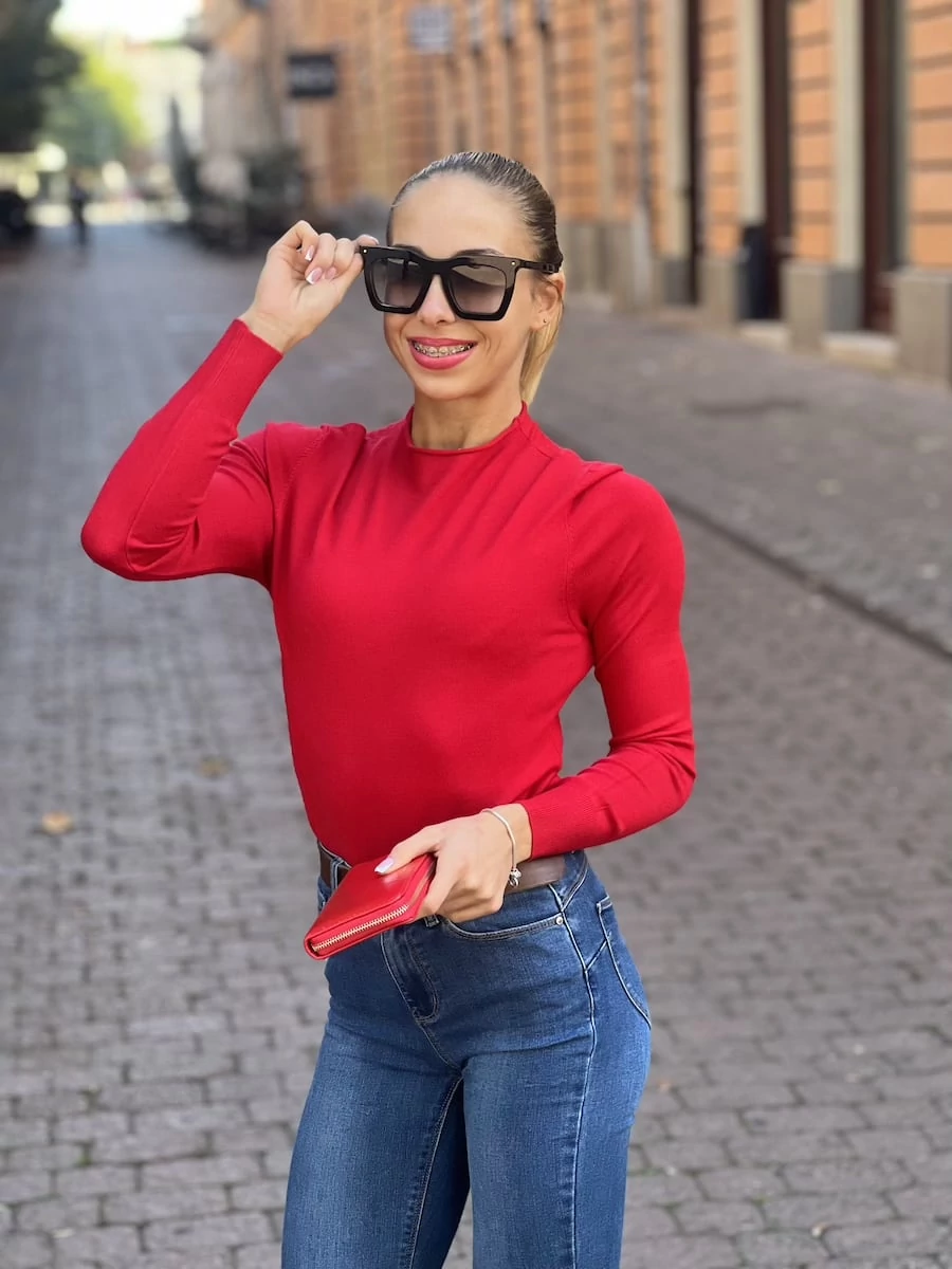 AGNES Soft kötött felső