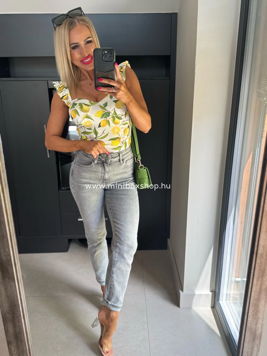 GRAY MOM fit elasztikus nadrág