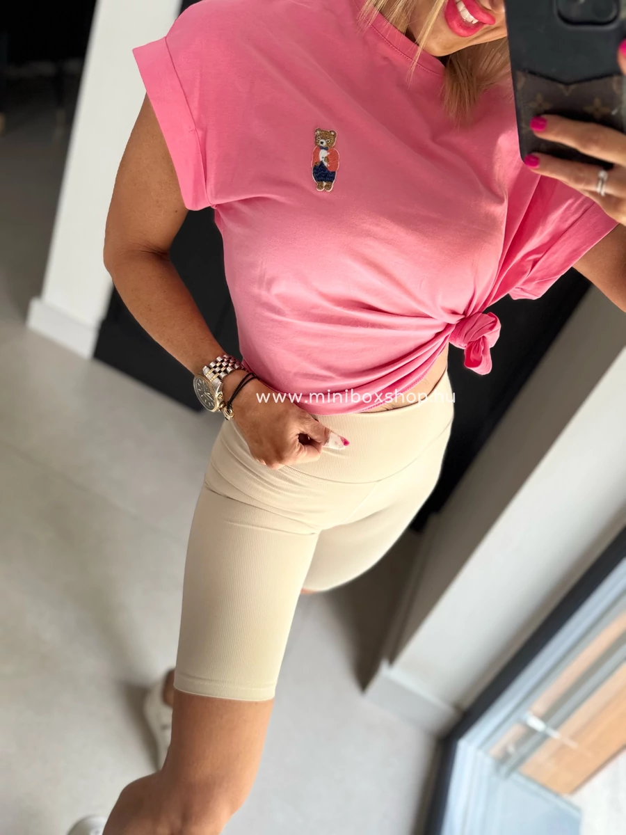 TEDDY pink pamutfelső