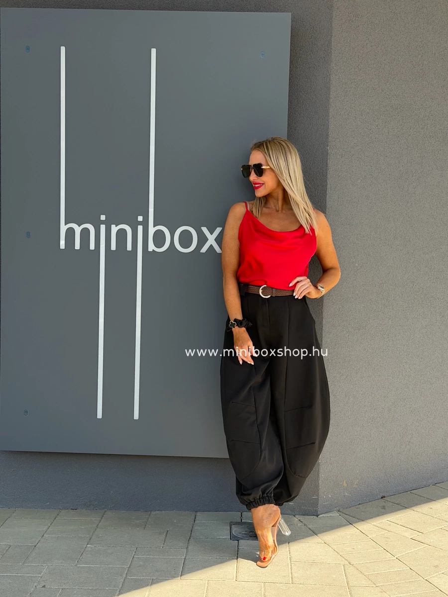 CUTE Cargo nadrág - fonott övvel