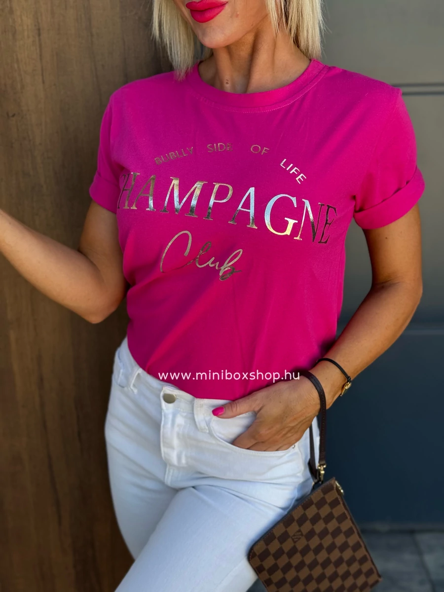 PINK Champagne felső - 100% pamutfelső