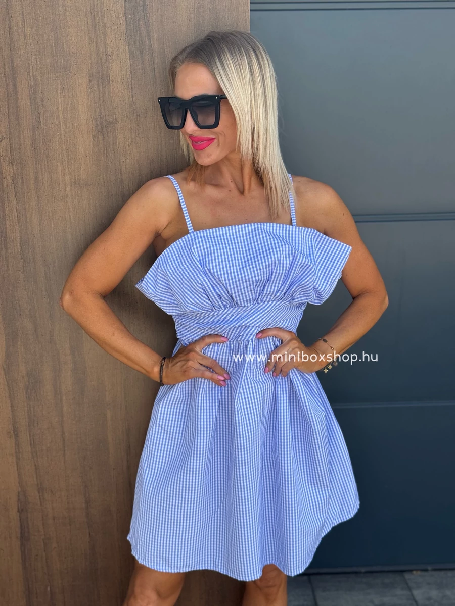 BEBE kockás miniruha
