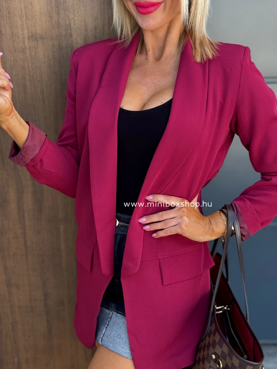 FALL STYLE burgundi blèzer