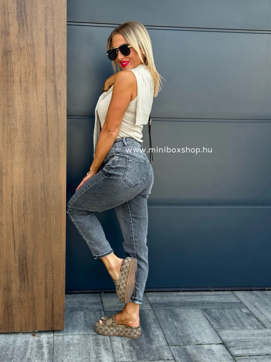 LINDA Fall MOM farmernadrág