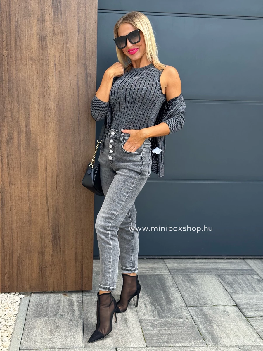 SELENA black kardigàn - toppal