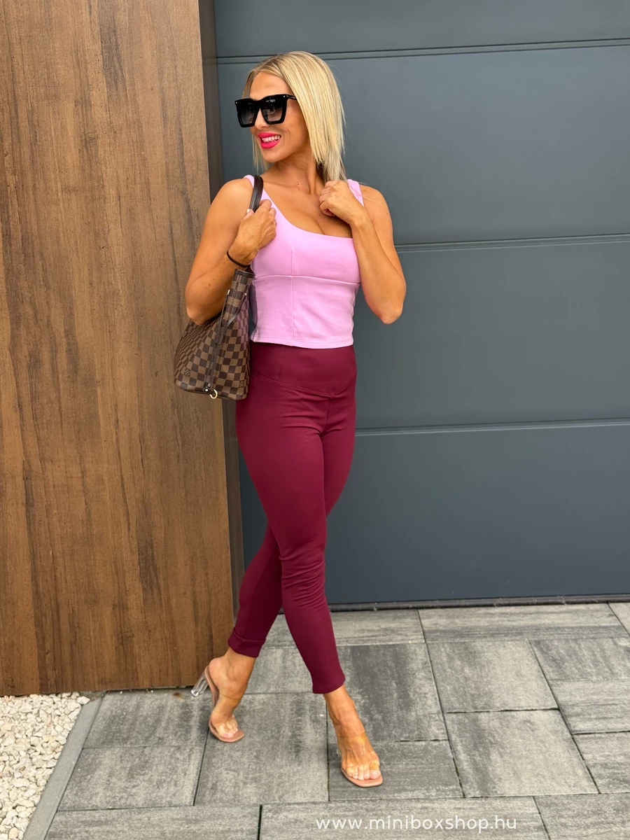 ZITI burgundi leggings