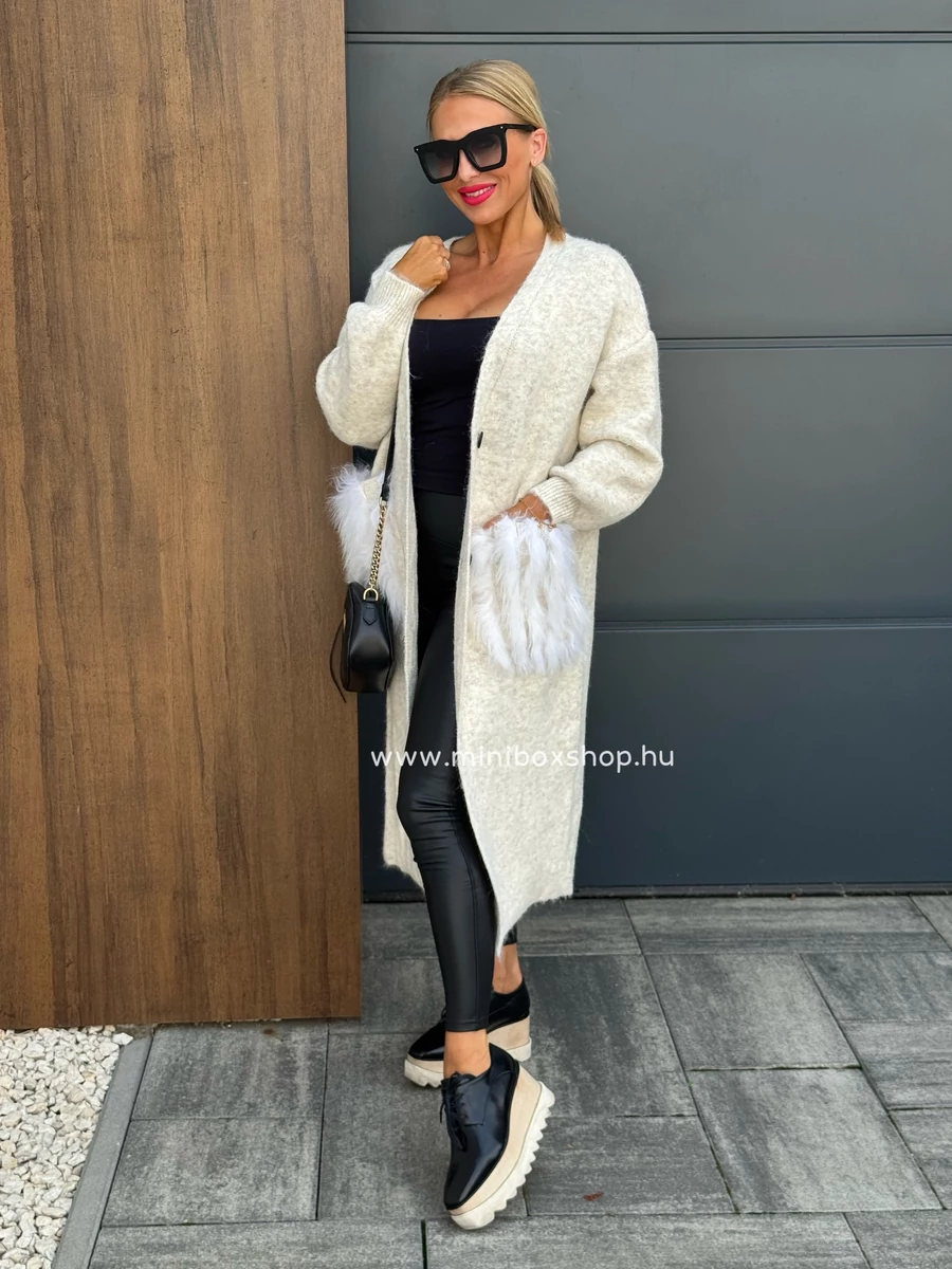 MILU oversize extra puha kardigán