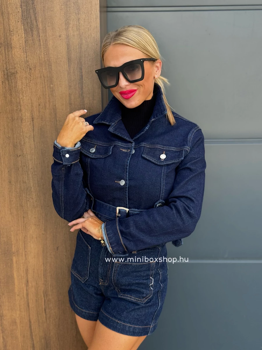 BREE Fall mèlykèk farmerkabát BREE Fall mèlykèk farmerkabát