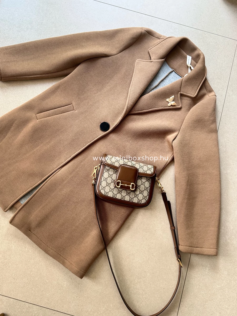 LUCIA Fall extra puha hosszított kabàt - kitűzővel 