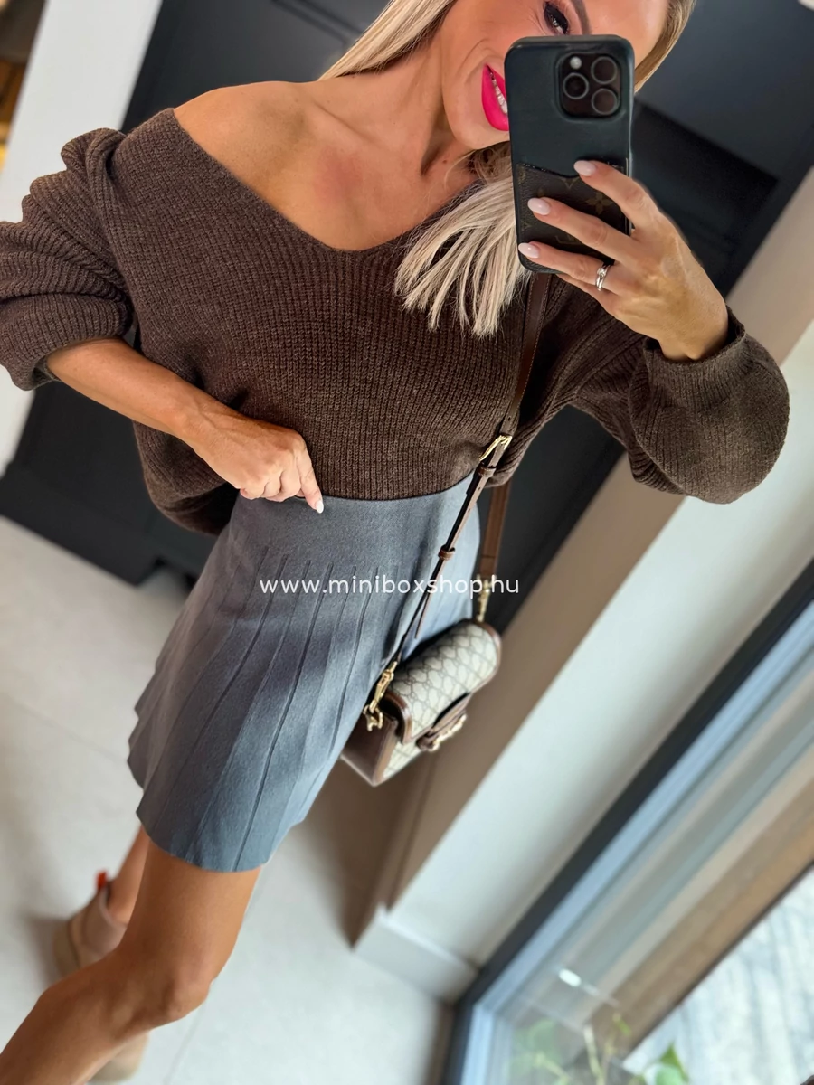 MIMI őszi Oversized pulóver