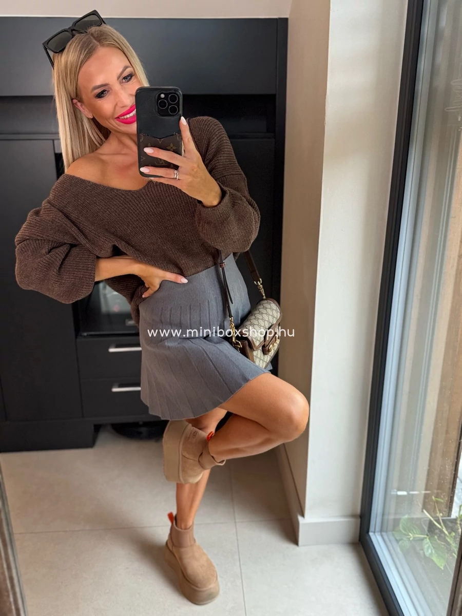 MIMI őszi Oversized pulóver
