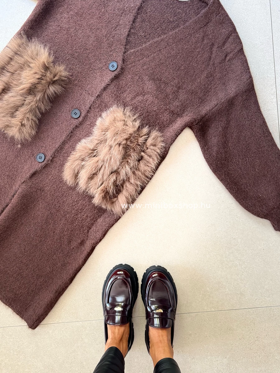 MILU oversized extra puha kardigán