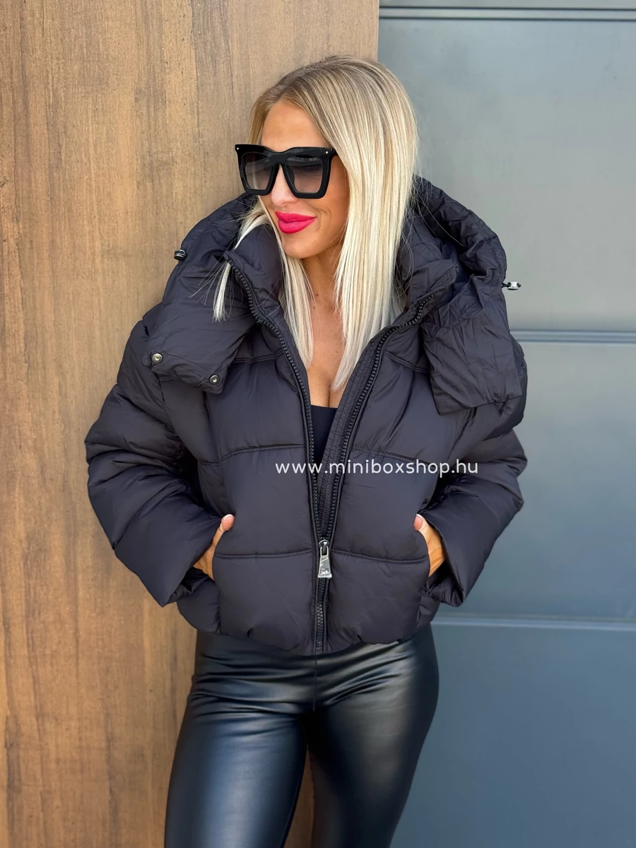 POLLI Fall steppelt kabát - kapucnival