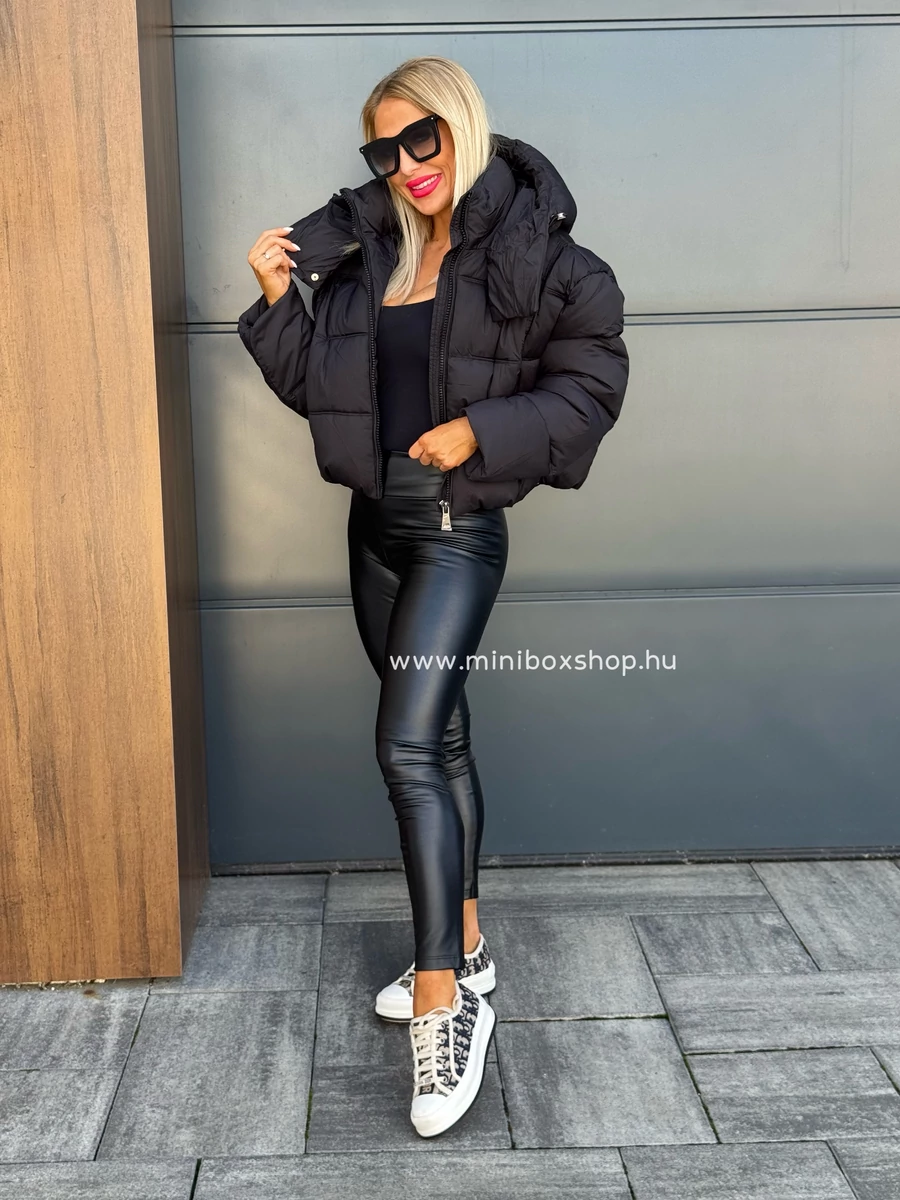 POLLI Fall steppelt kabát - kapucnival