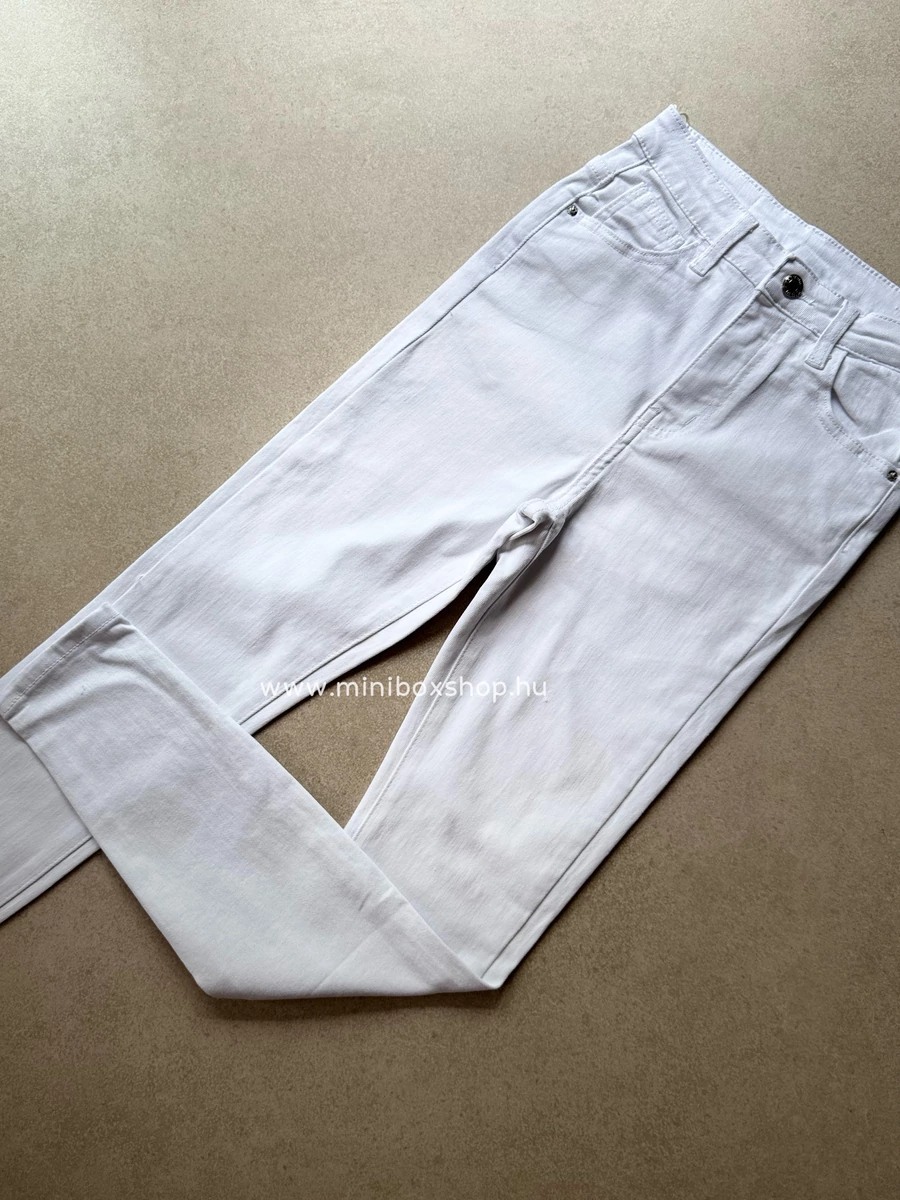 LORI White Skinny nadrág