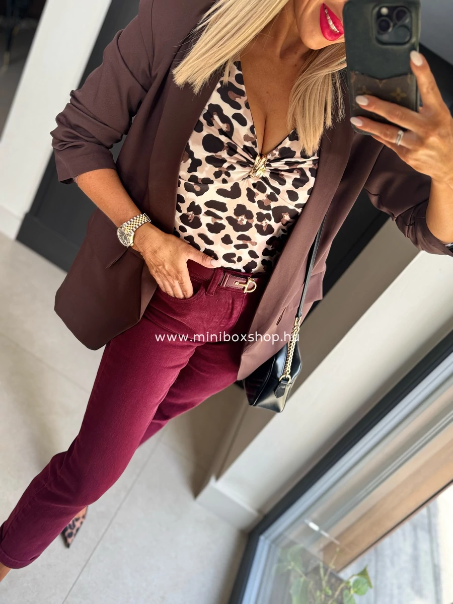 DREAM Fall blézer - ráncolt ujjakkal