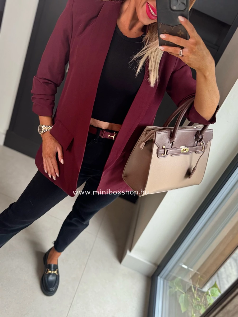 DREAM Fall blézer - ráncolt ujjakkal