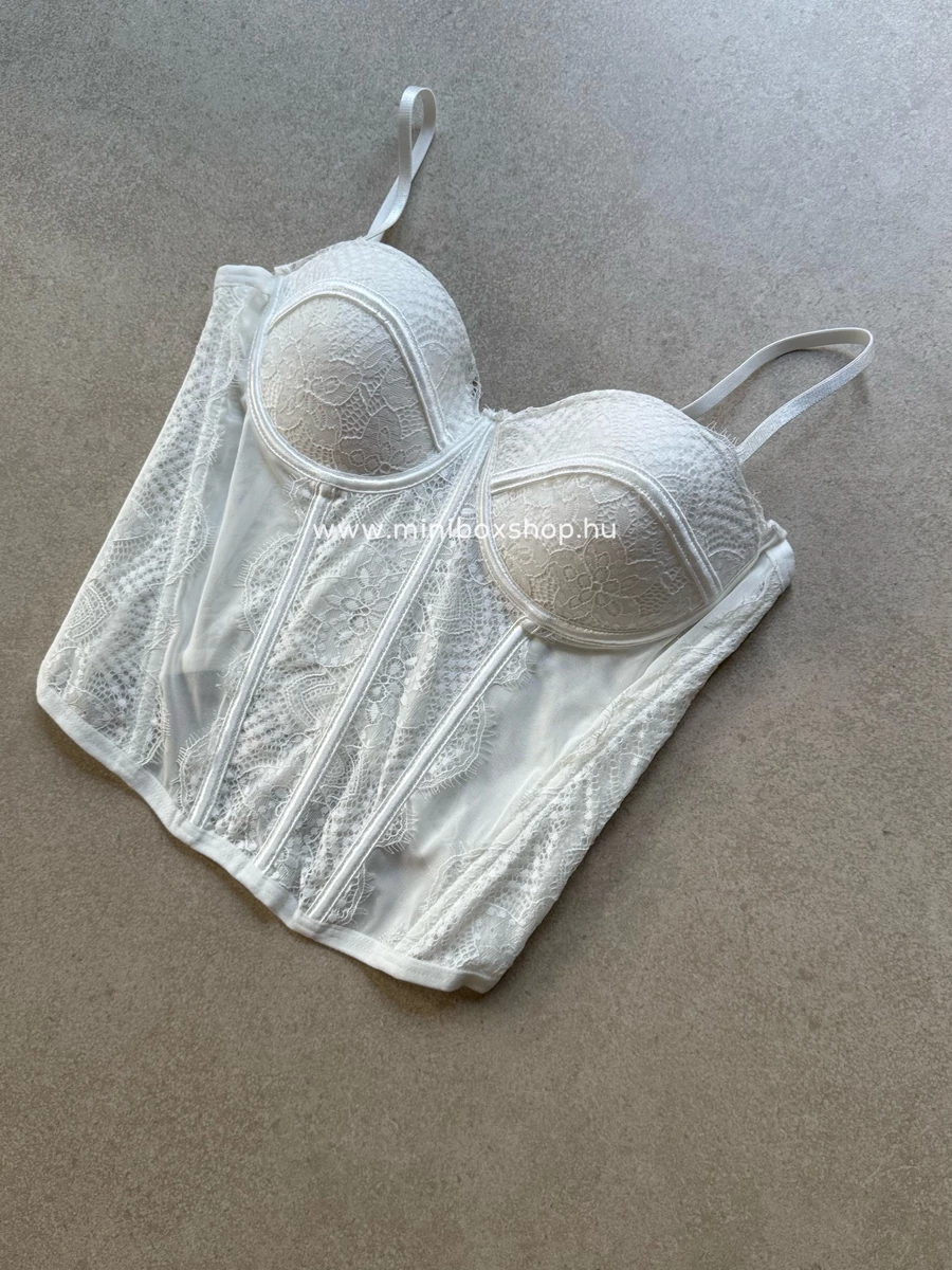 CINTI míder - csipkèvel