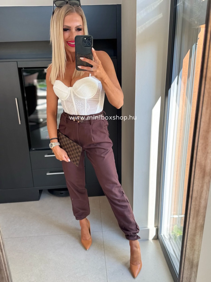 SZOFI nadrág - övvel