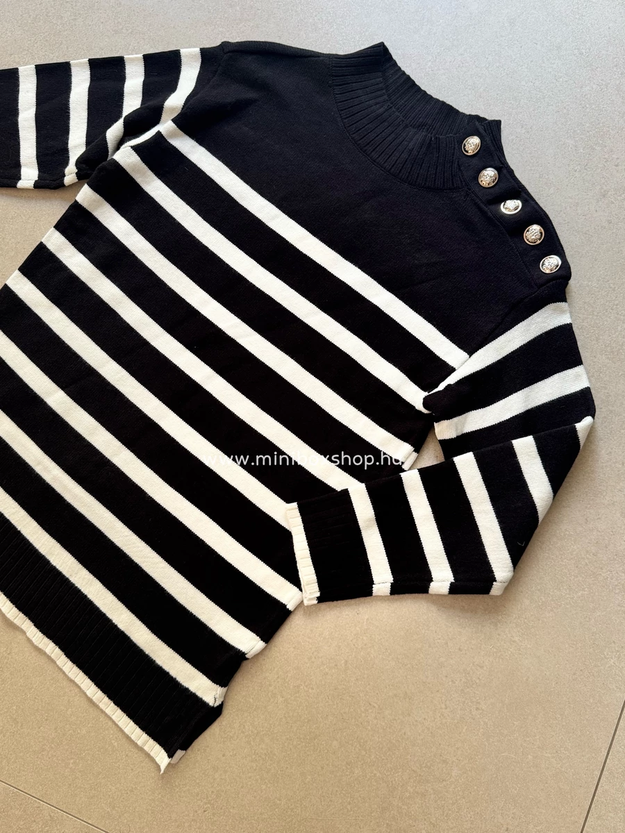 BRIO csíkos kötött tunika