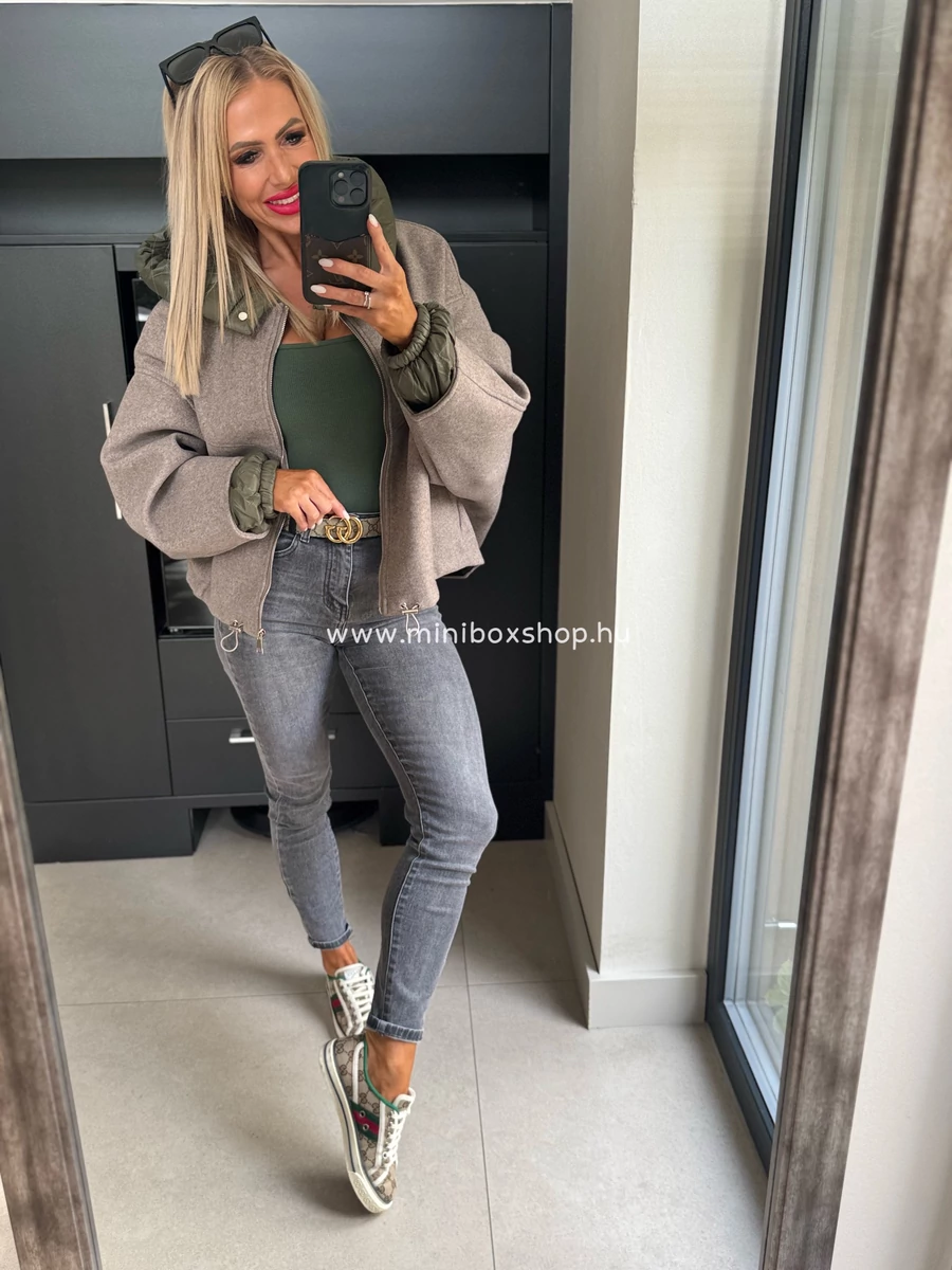 KATY francia gyapjú hatású oversized kabát - lecsatolható rèszekkel KATY francia gyapjú hatású oversized kabát - lecsatolható rèszekkel