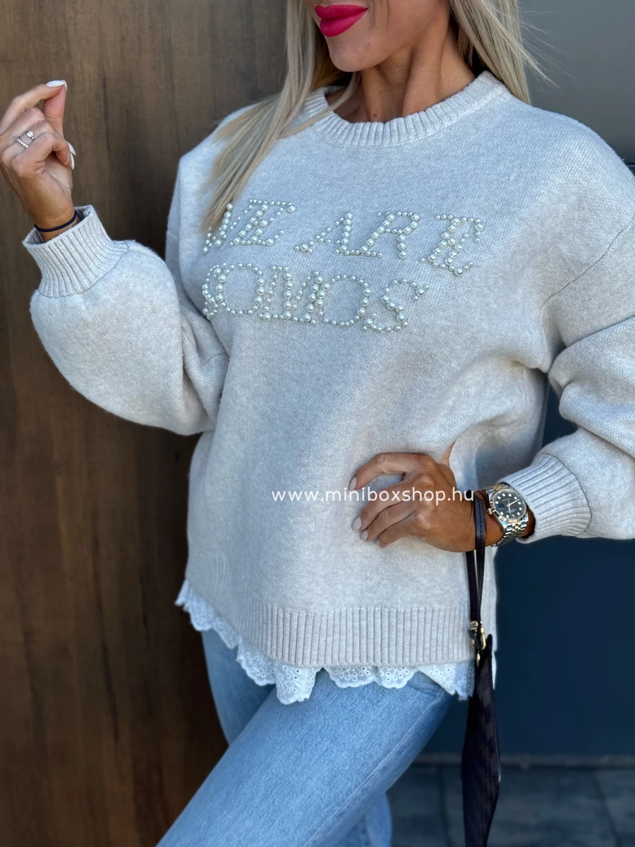 REDLY Fall gyöngyös tunika