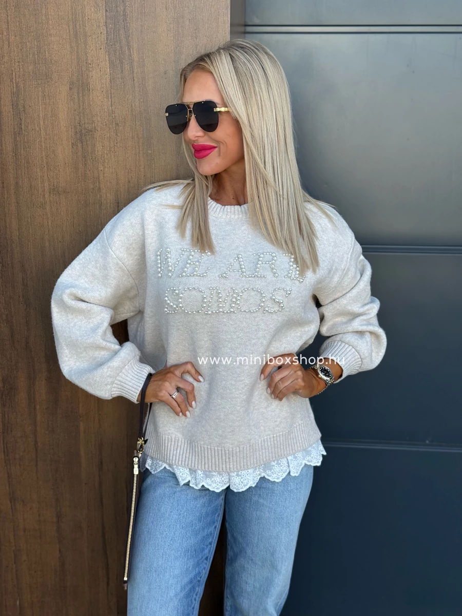 REDLY Fall gyöngyös tunika