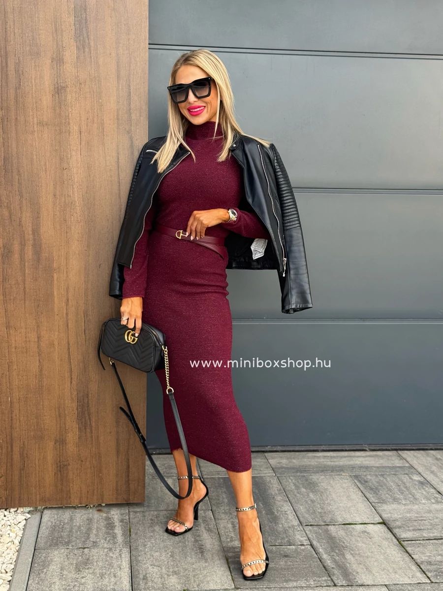 ZOZI midi ruha - mininyakkal