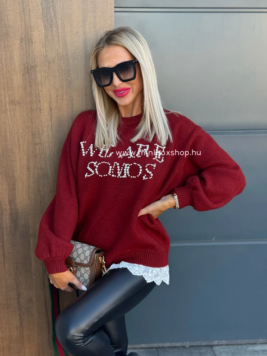 REDLY Fall gyöngyös tunika