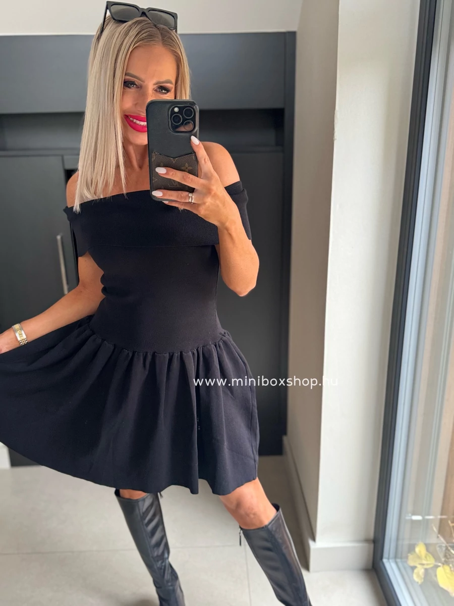 PARIS cuki ruha - ejtett vállal