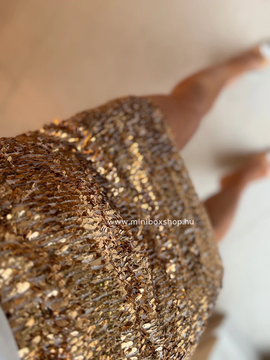 SANTA flitteres szoknya - gumírozott derékkal