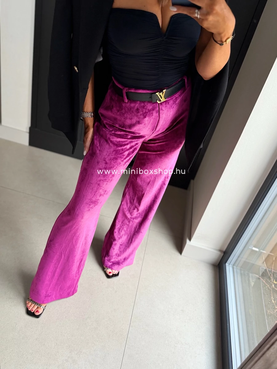 CRELLA bársony nadrág