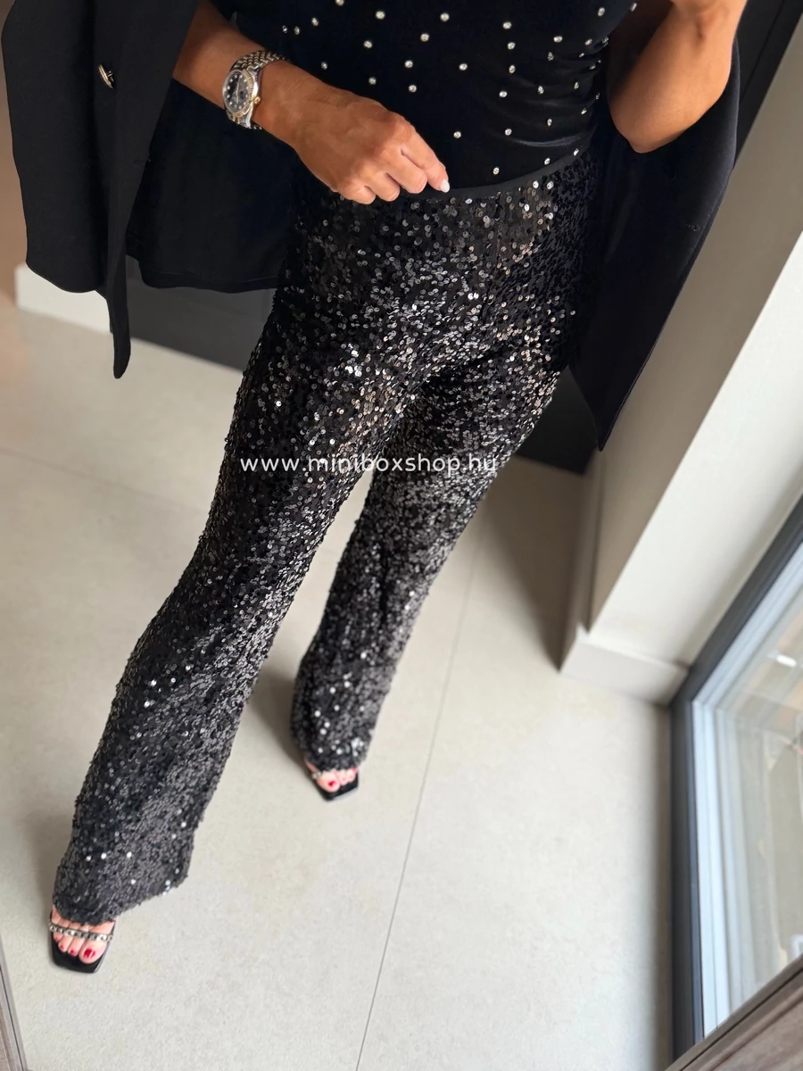 SARAH nadrág - flitterrel