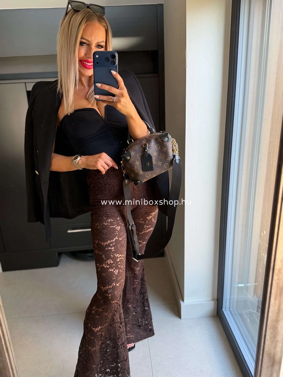 KIM puha csipkenadrág - gumis derékkal