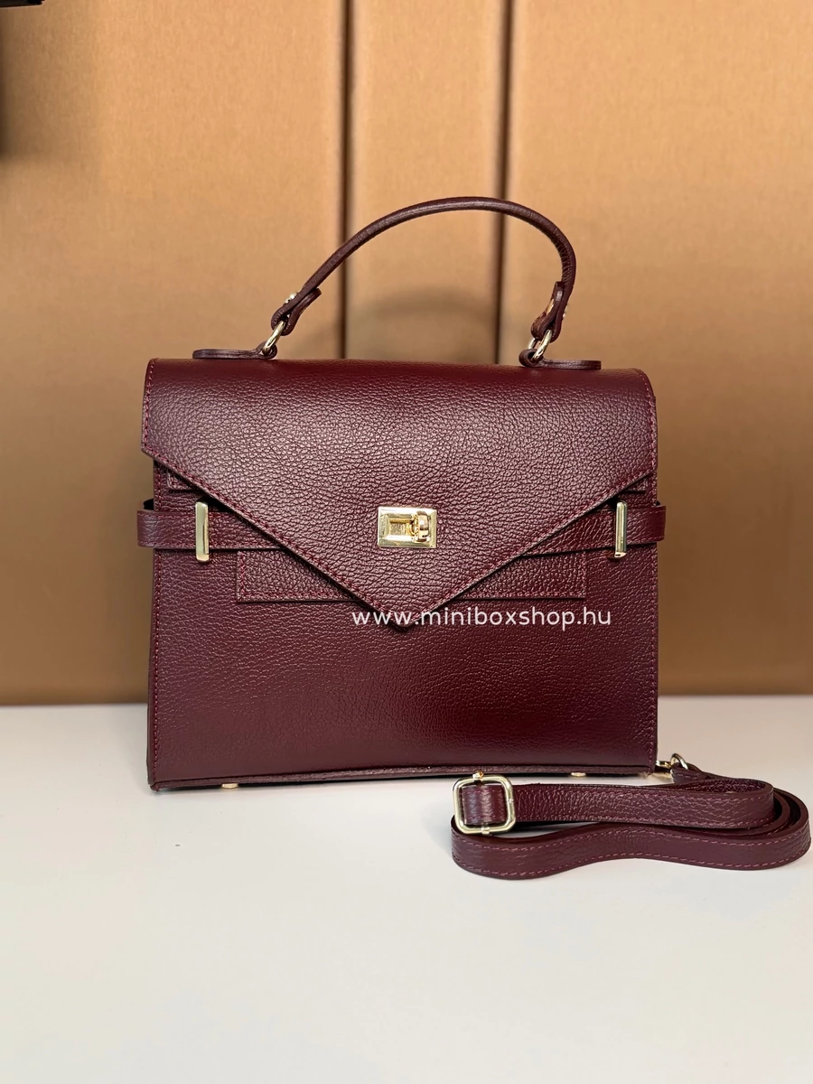 REBI valódi marhabőr kézi és oldaltáska