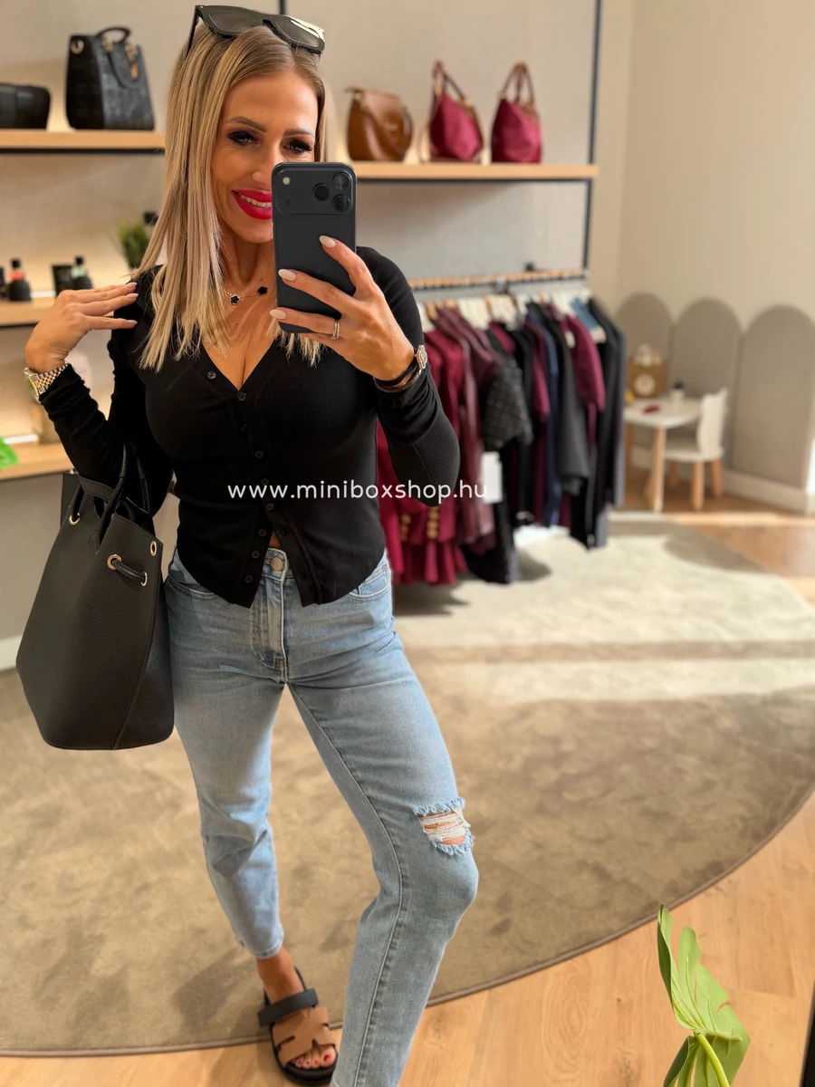 NATURALLY basic pamut kardigánfelső