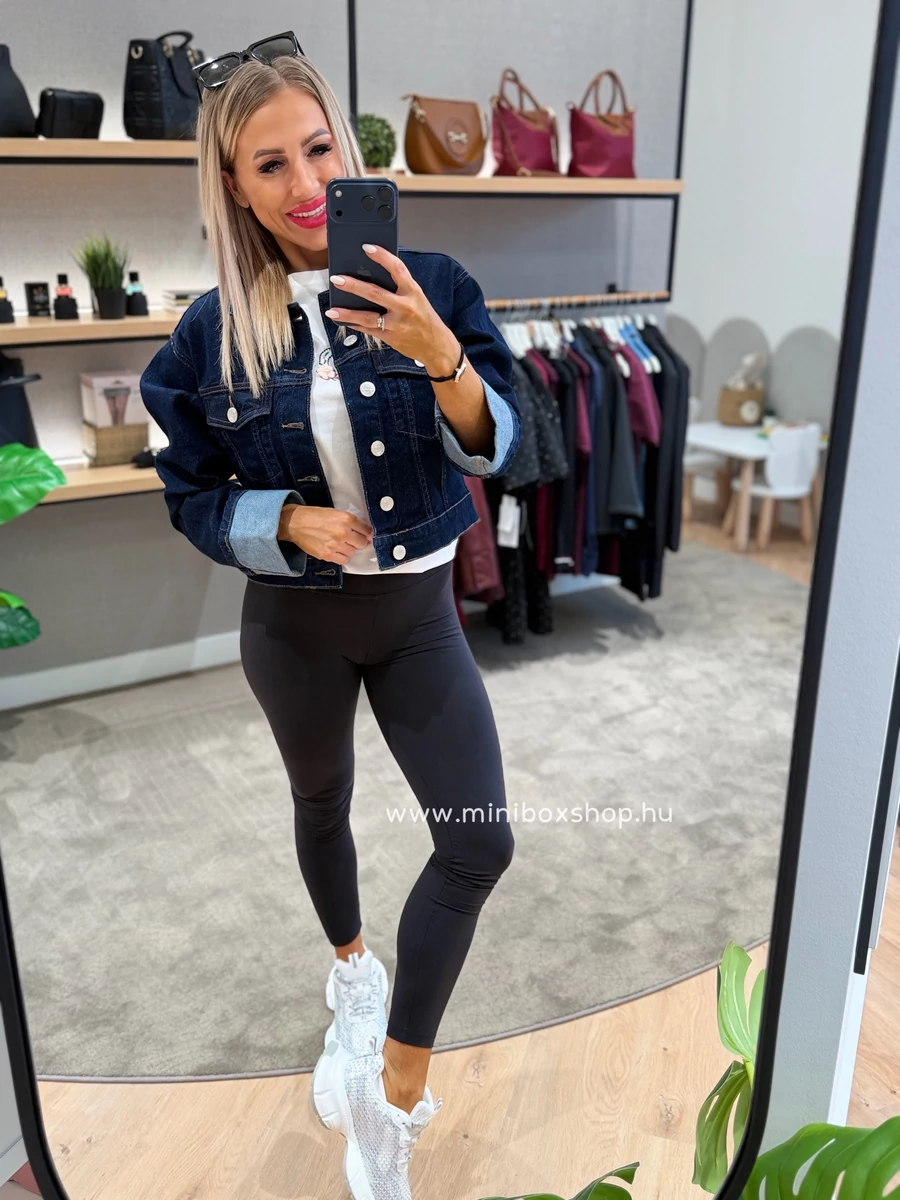 QUEEN mélykék farmerkabát