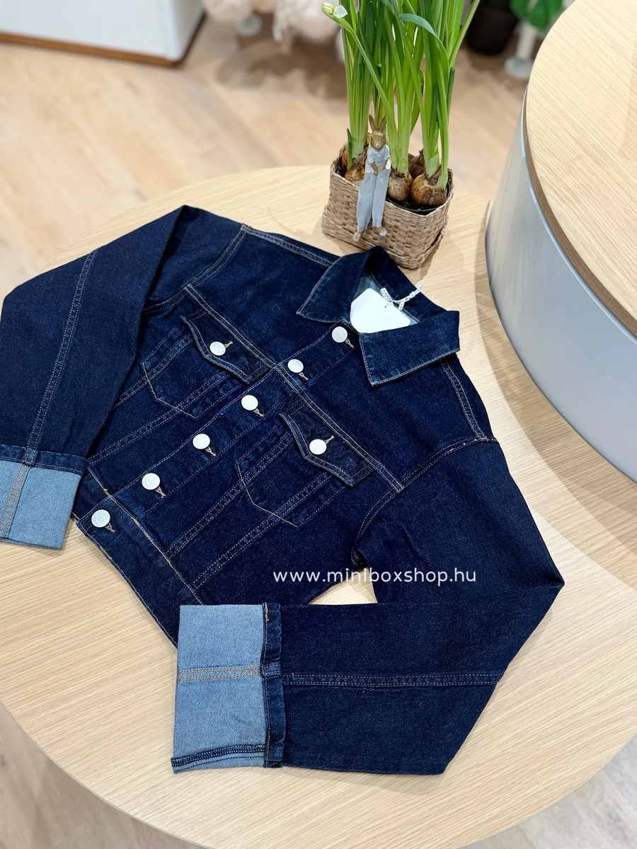 QUEEN mélykék farmerkabát