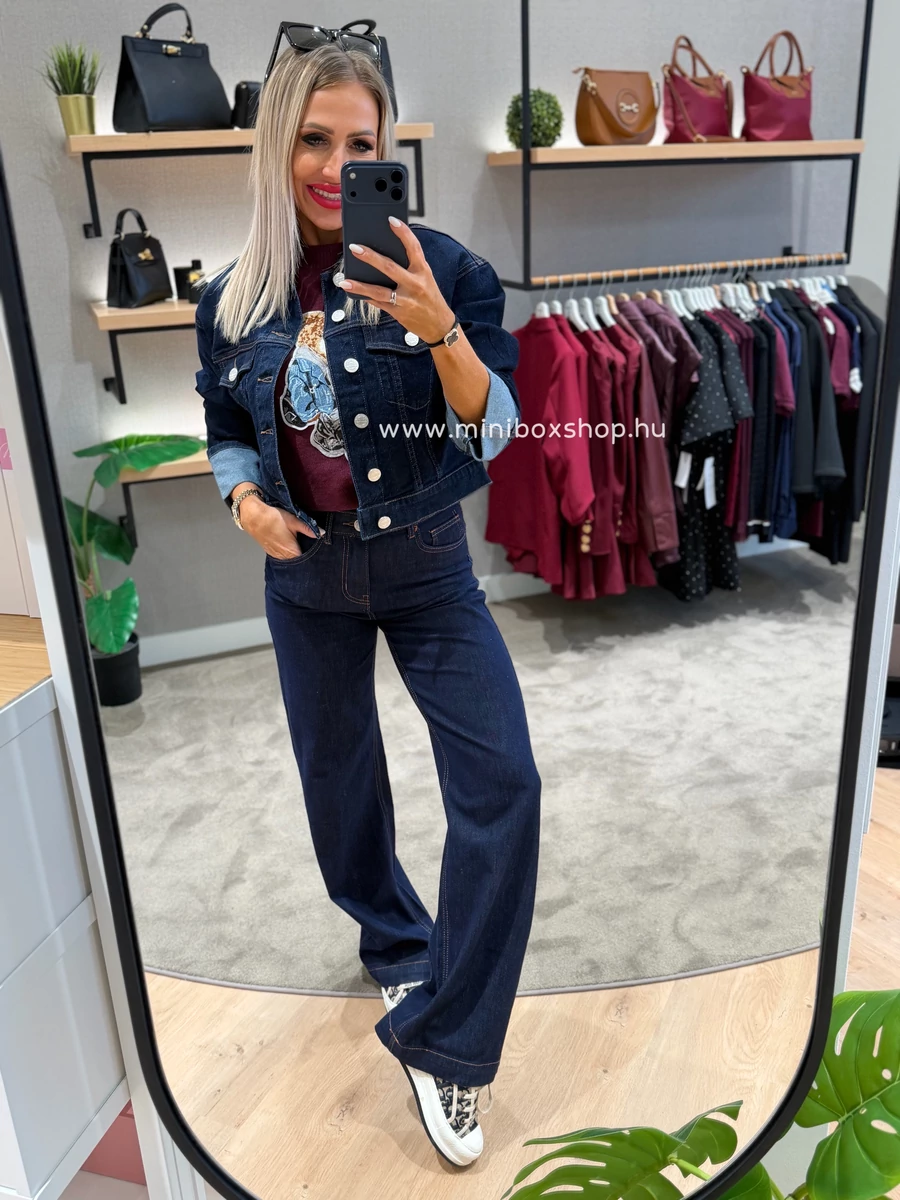 DAREN Flare farmernadrág