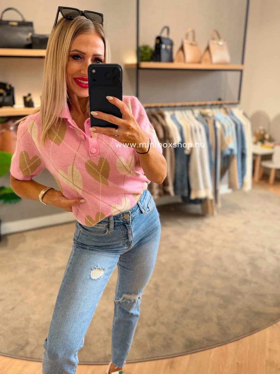 LOVE IN rövidujjú kardigànfelső