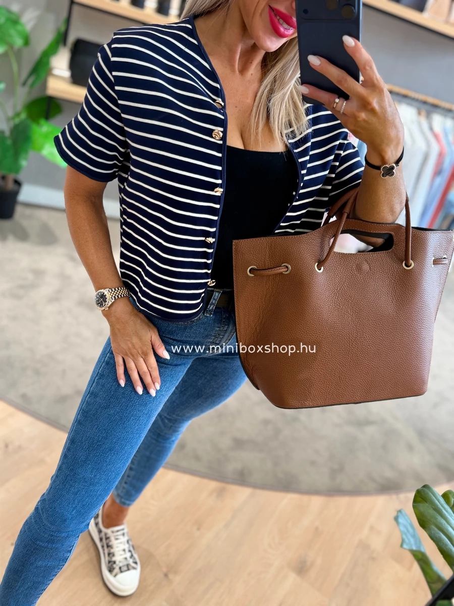 SAFE csíkos kardigánfelső