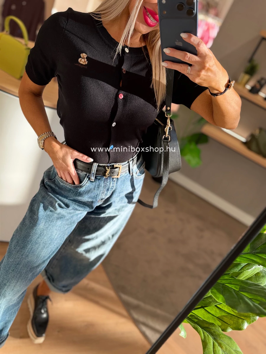 LAZYBEAR kardigánfelső - színes gombokkal