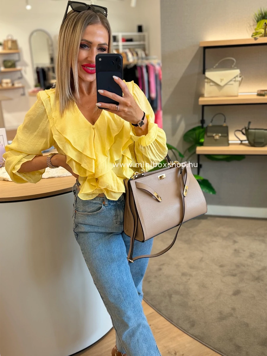 ELLE ing - fodorral - gumis ujjakkal